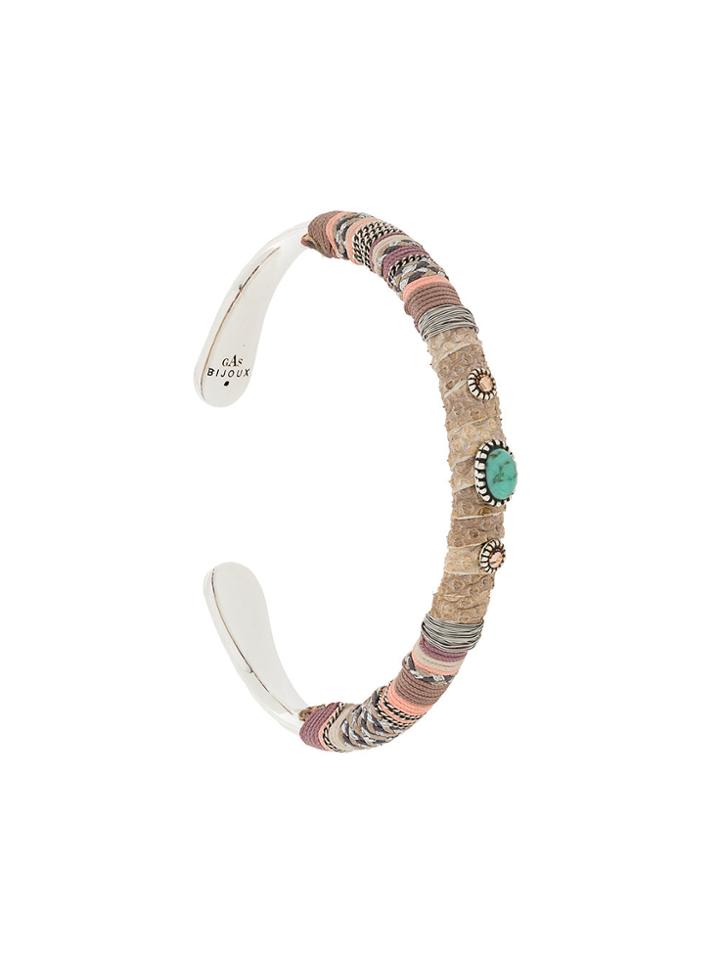 Gas Bijoux Massai Serti Bracelet - Nude & Neutrals