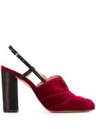 Chie Mihara Dodarlin 35 Velvet Pumps - Red
