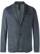 Harris Wharf London Patch Pockets Blazer, Men's, Size: 50, Blue, Virgin Wool