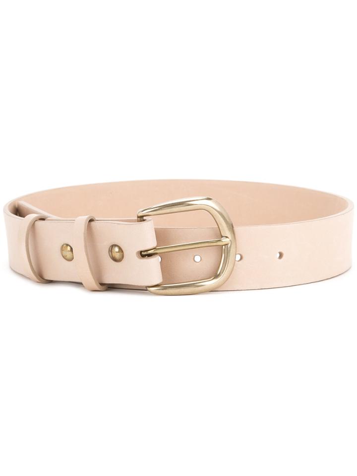 Ryan Roche Buckle Belt - Nude & Neutrals