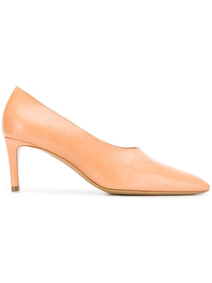 Mansur Gavriel Pointed Heel Pumps - Neutrals