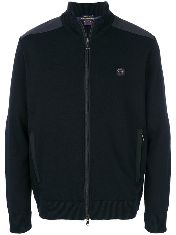 Paul & Shark Zipped Soft Jacket - Blue