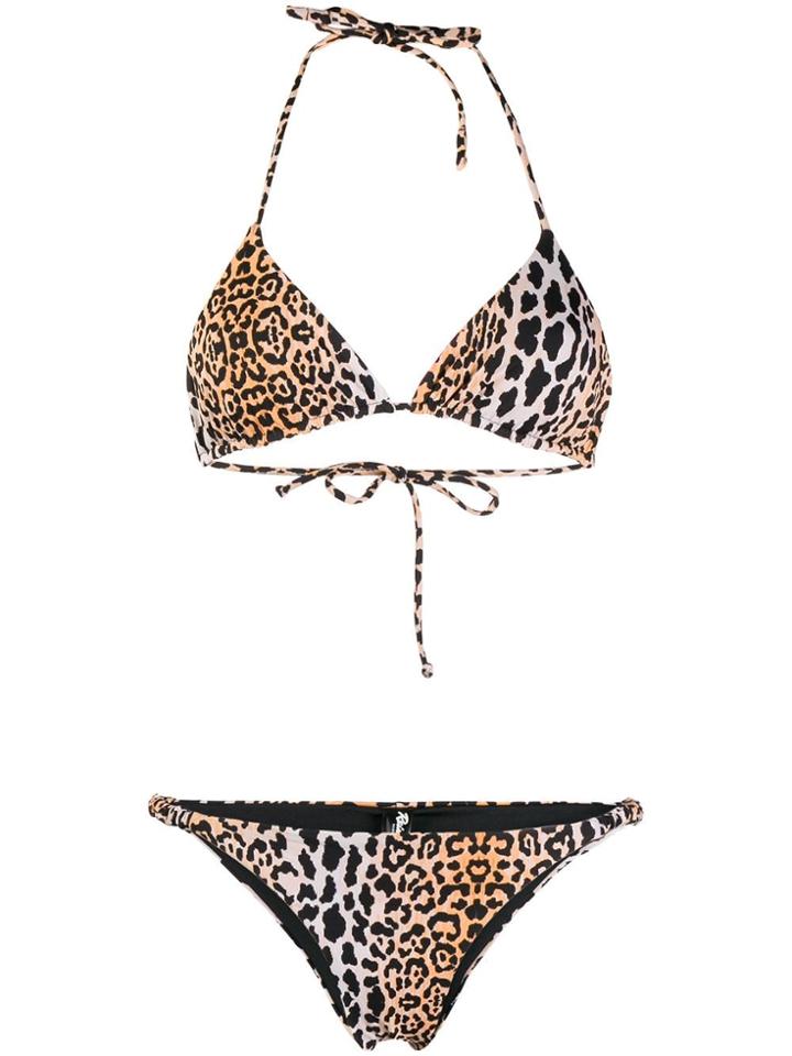 Reina Olga Reversible Bikini Set - Neutrals