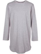 Monkey Time Long Sleeve T-shirt, Men's, Size: Medium, Grey, Cotton