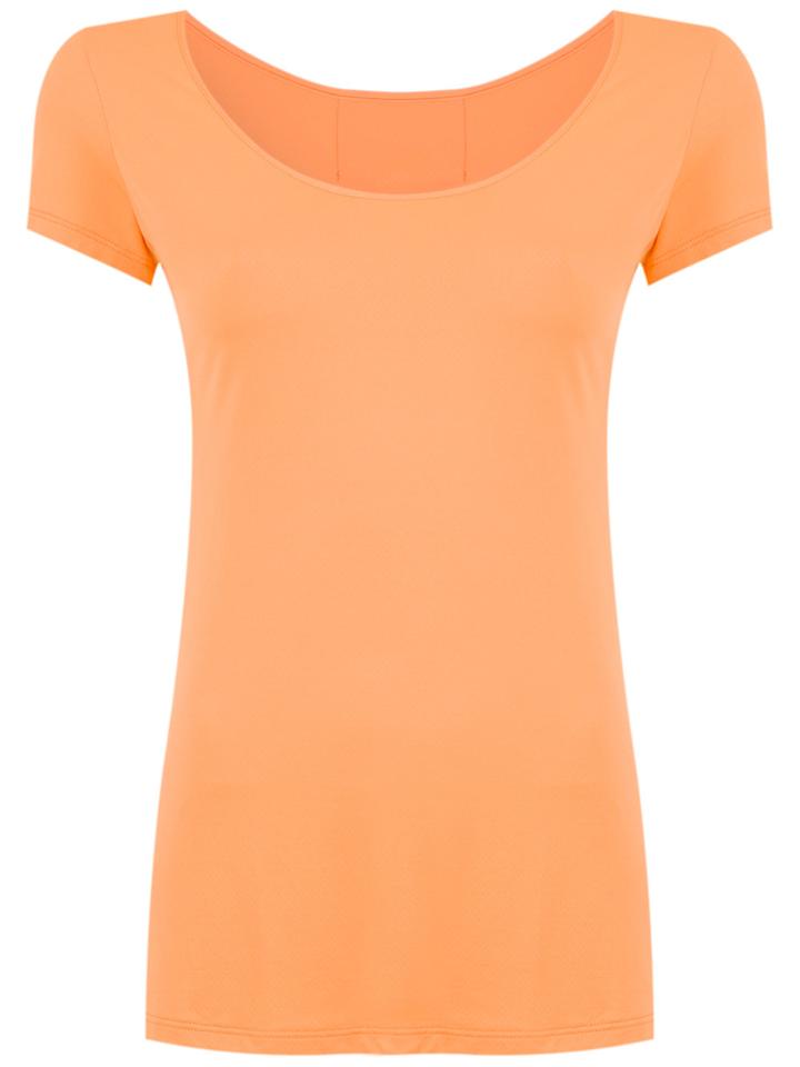 Track & Field Cut Out Detail T-shirt - Yellow & Orange