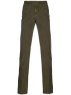 Incotex Slim Fit Chino Trousers - Green