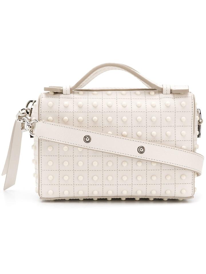 Tod's Studded Cross-body Bag - White