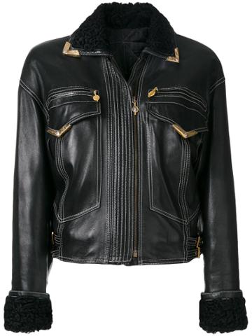 Versace Vintage Gianni Versace Bondage Jacket - Black