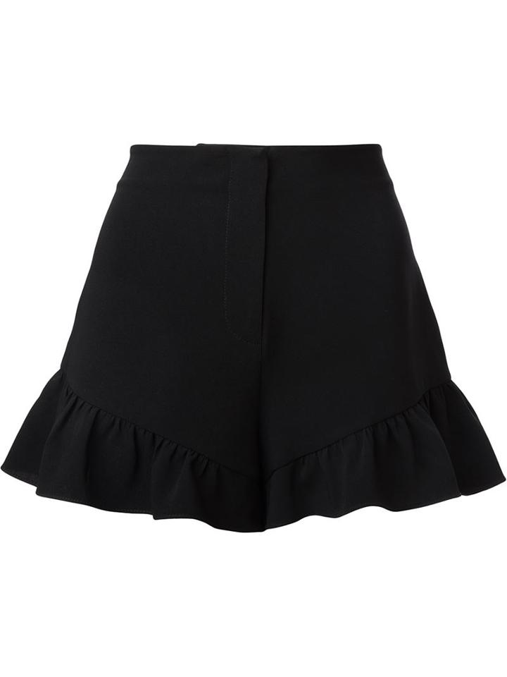 Elizabeth And James High-waisted Peplum Shorts