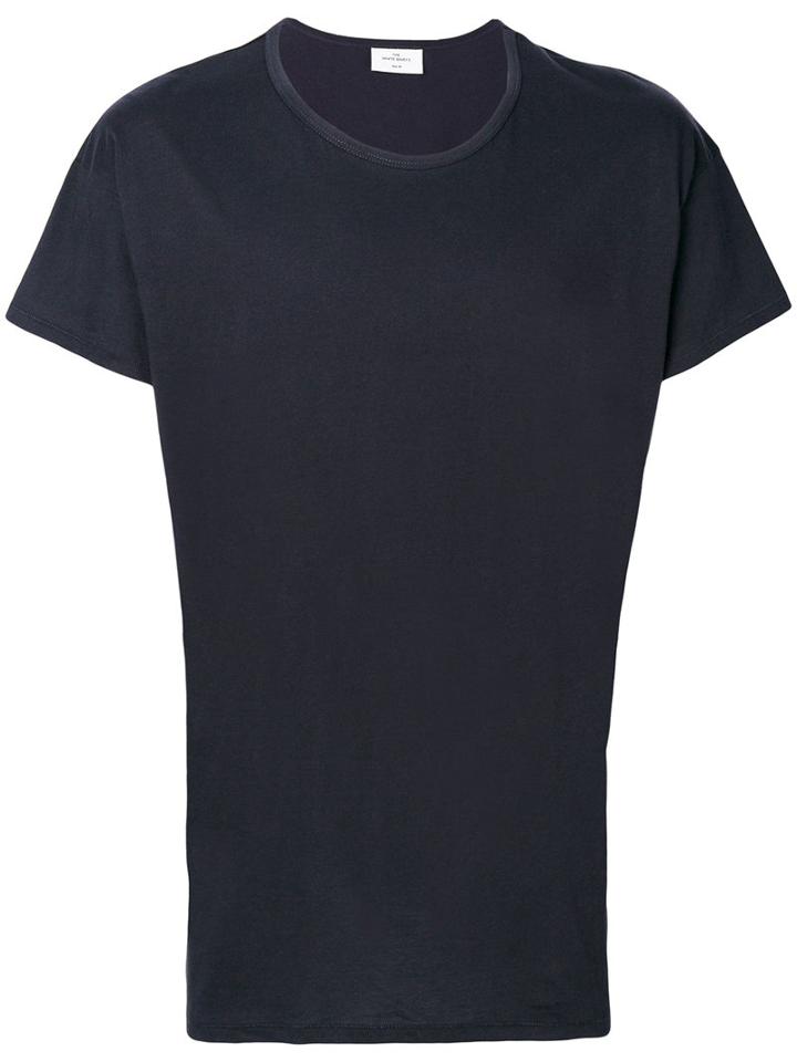 The White Briefs - Classic T-shirt - Men - Organic Cotton - M, Blue, Organic Cotton