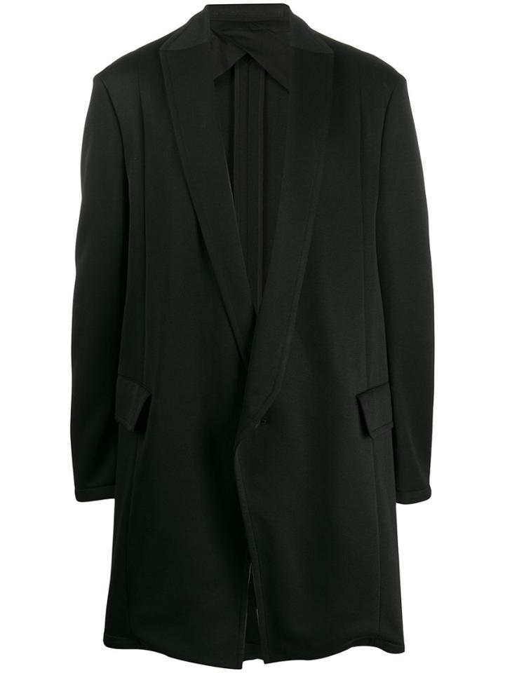 Julius Long Tuxedo Jacket - Black