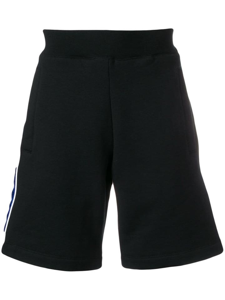 Études Side Logo Stripe Track Shorts - Black