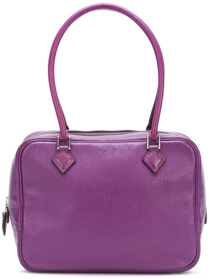 Hermès Vintage Round Handle Handbag - Pink & Purple