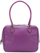 Hermès Vintage Round Handle Handbag - Pink & Purple