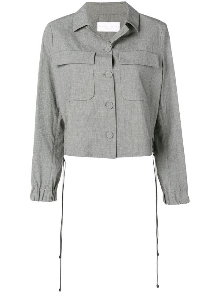 Fabiana Filippi Button-up Jacket - Grey