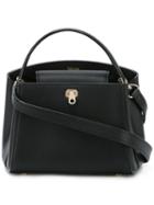 Valextra 'micro Brera' Shoulder Bag, Women's, Black, Leather