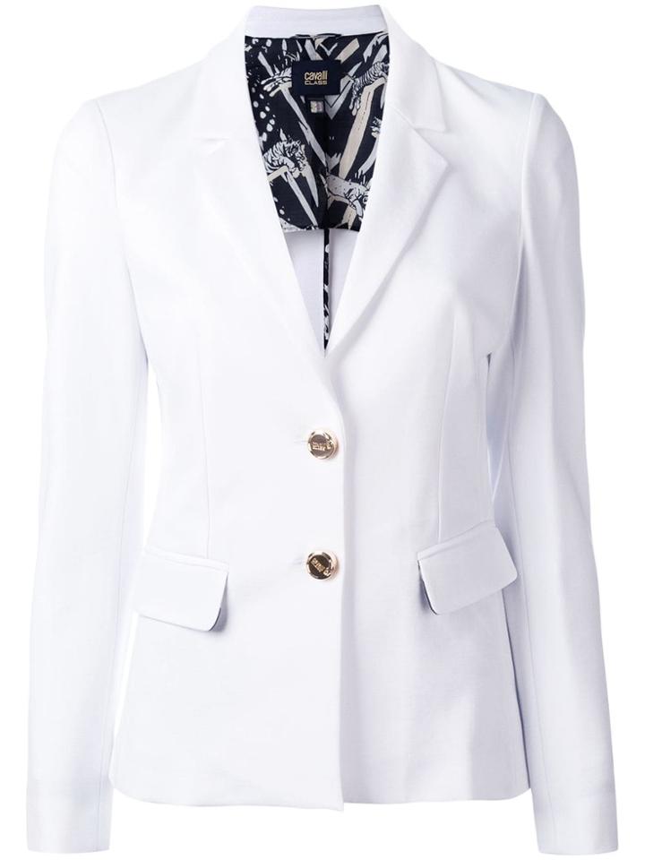 Cavalli Class Tailored Blazer - White