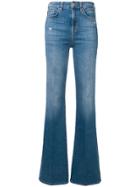 7 For All Mankind Flared Leg Jeans - Blue