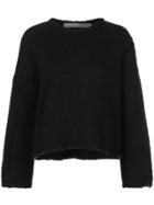 Raquel Allegra Loose Fit Sweater - Black