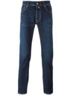 'comfort' Jeans, Men's, Size: 33, Blue, Cotton/spandex/elastane, Jacob Cohen