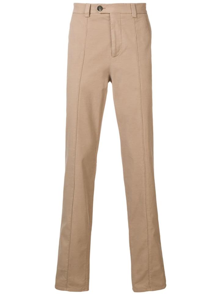 Brunello Cucinelli Straight Leg Chinos - Neutrals