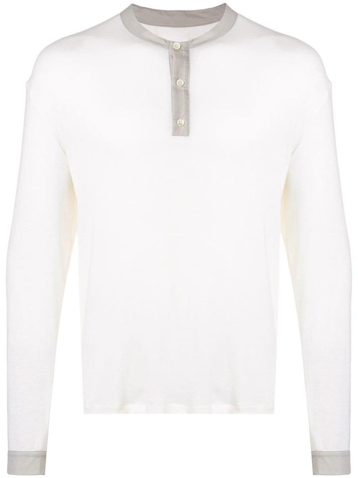 Maison Margiela Buttoned T-shirt - White