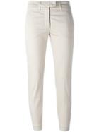 Dondup Cropped Chino Trousers - Nude & Neutrals