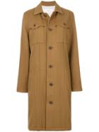 Julien David Pocket Detail Coat - Brown
