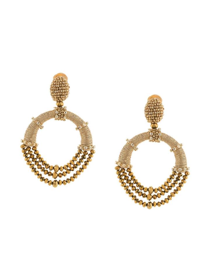Oscar De La Renta Oscar De La Renta R19j137gol Gold Synthetic->glass