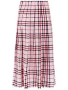 Reinaldo Lourenço Silk Mid Skirt - Pink & Purple