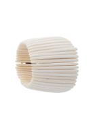 Monies Asymmetric Cuff Bracelet - White