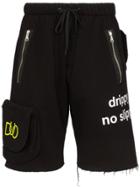 Duo Multi-pocket Track Shorts - Black