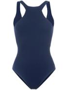 Gloria Coelho Halterneck Swimsuit - Blue