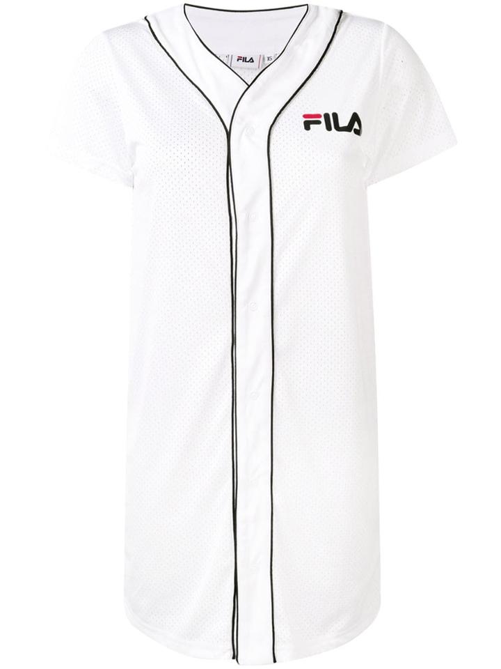 Fila Logo Jersey Dress - White