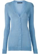 Reinaldo Lourenço Knit Cardigan - Blue