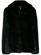 La Seine & Moi Faux Fur Jacket - Black