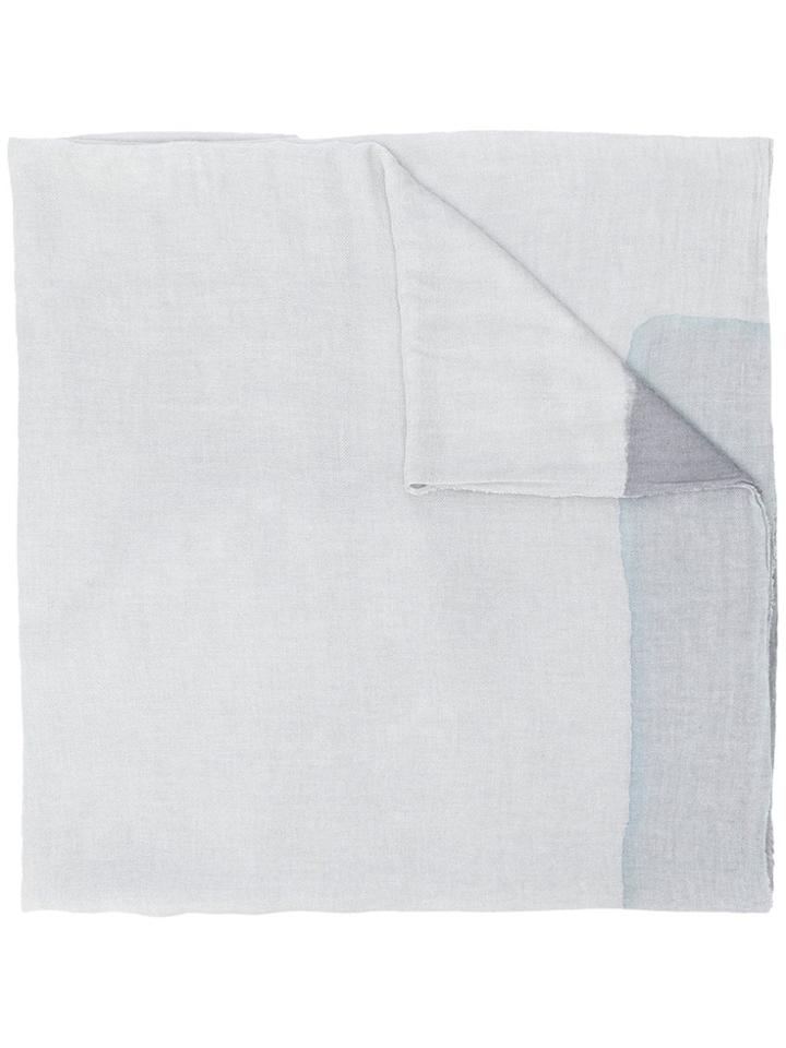 Peserico Tonal Knit Scarf - Grey