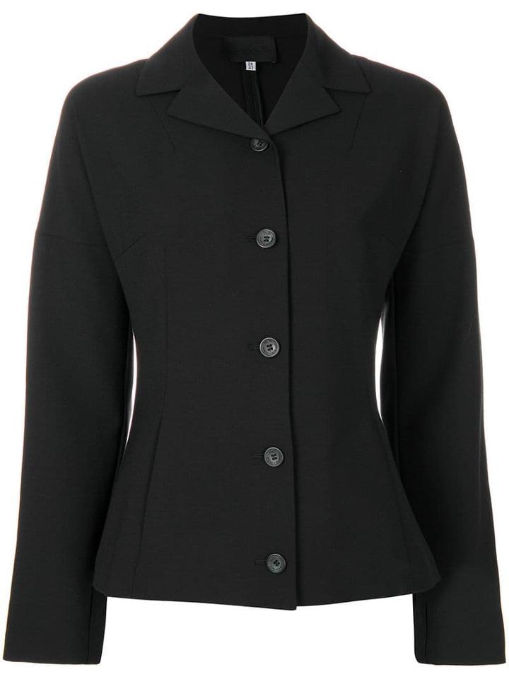 Dolce & Gabbana Pre-owned Fitted Buttoned Blazer - Black
