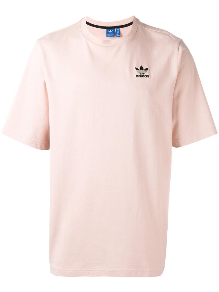 Adidas - Ob Boxy T-shirt - Men - Cotton/polyester - M, Pink/purple, Cotton/polyester
