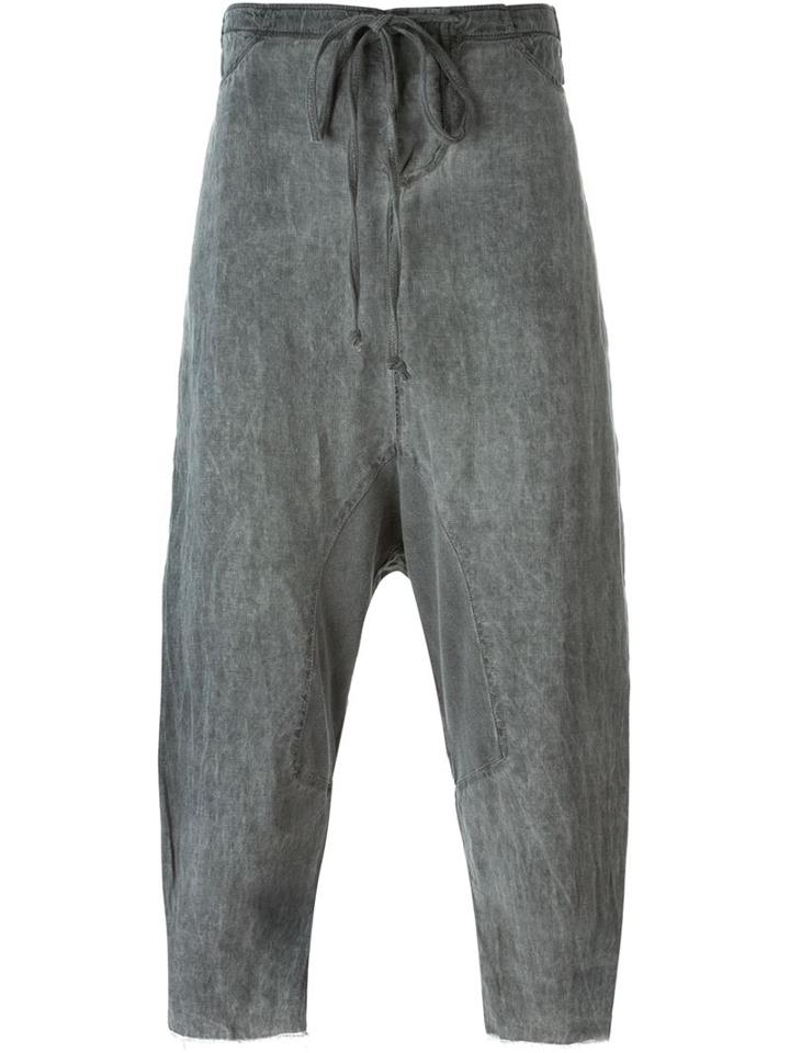 Lost And Found Rooms Cropped Drop Crotch Trousers