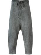 Lost And Found Rooms Cropped Drop Crotch Trousers