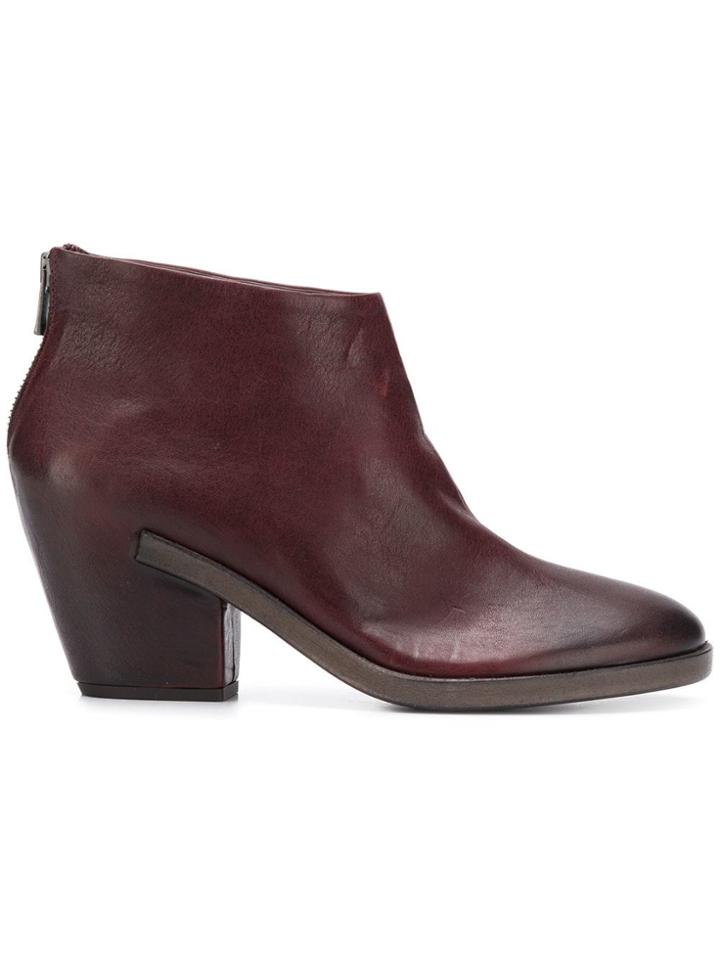Del Carlo Doga Cuban Heel Boots - Brown
