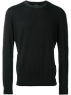 Ps Paul Smith Crew Neck Sweater, Men's, Size: L, Black, Cotton