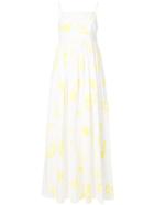 Rosie Assoulin Long Spaghetti Strap Dress - White
