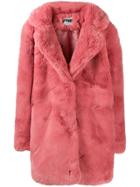 Apparis Faux-fur Coat - Pink