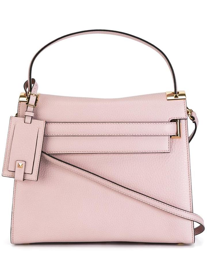 Valentino Valentino Garavani 'my Rockstud' Tote, Women's, Pink/purple, Leather