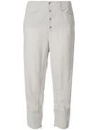 Transit Front Button Trousers - Nude & Neutrals