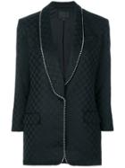 Alexander Wang Ball Chained Trim Suit Jacket - Black