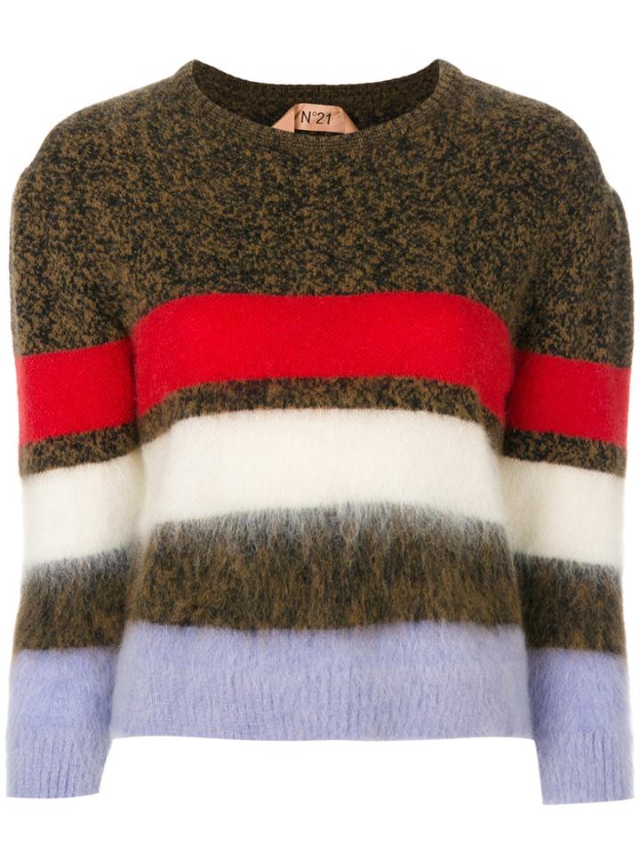 No21 Striped Jumper - Brown