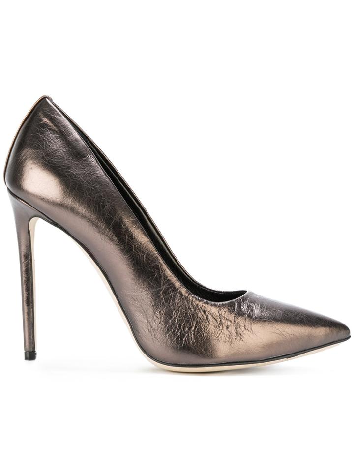 Marc Ellis Pointed Toe Pumps - Metallic